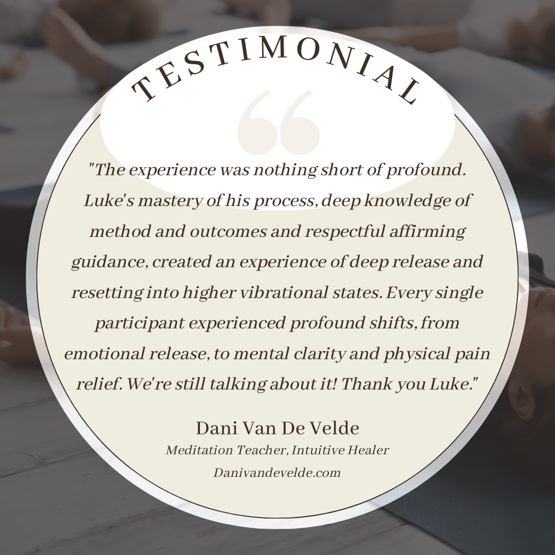 Original testimonial from Dani Van De Velde