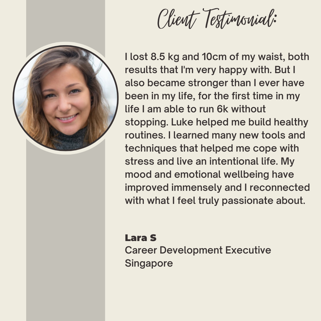 Original testimonial from Lara S
