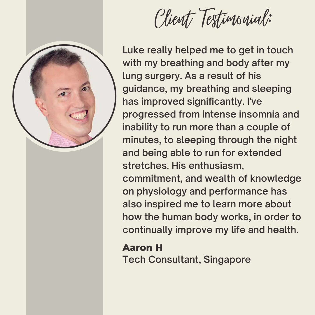 Original testimonial from Aaron H