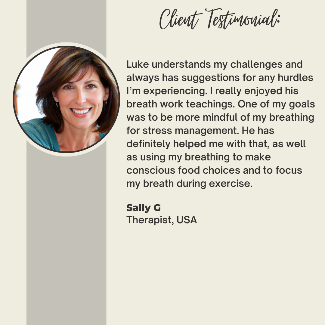 Original testimonial from Sally G
